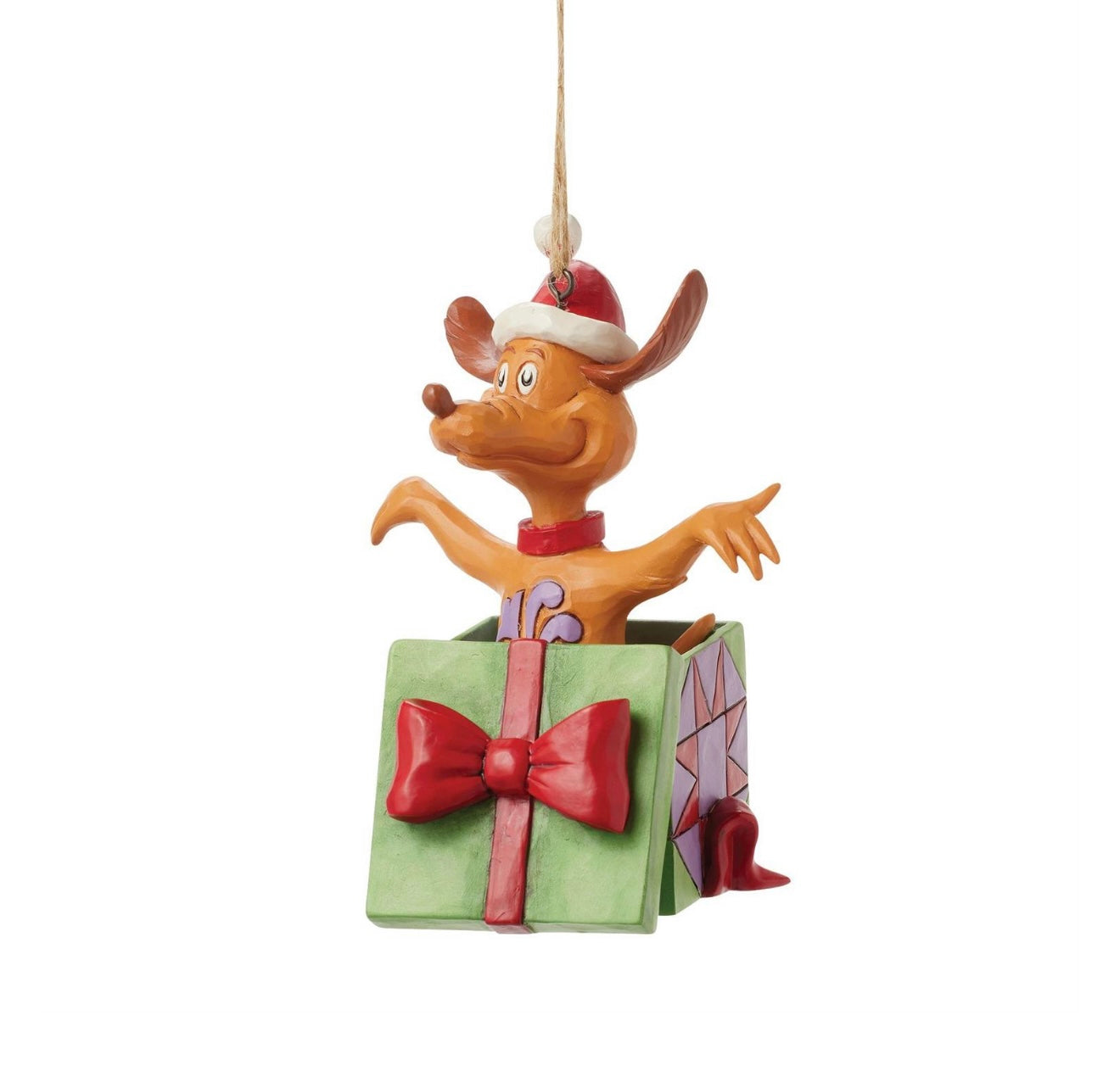 Max in Present Ornament by Jim Shore