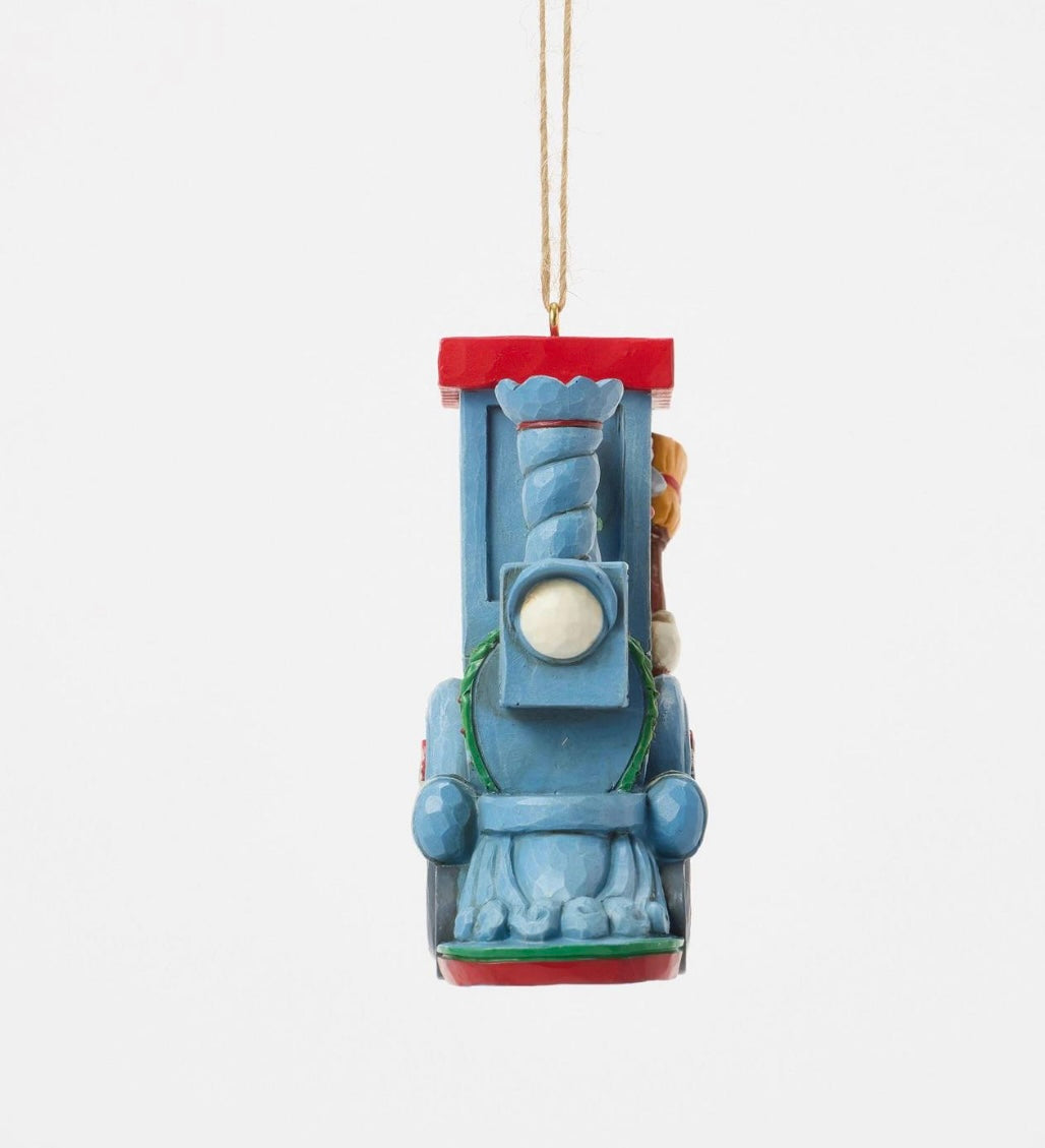 Dated 2025 Frosty in Train Ornament
