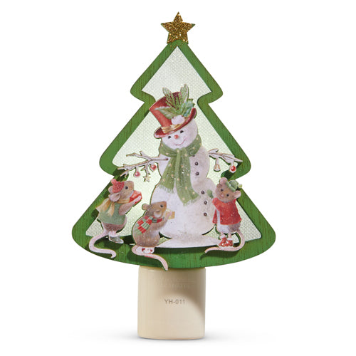 6 Inch Christmas Mouse Night Light