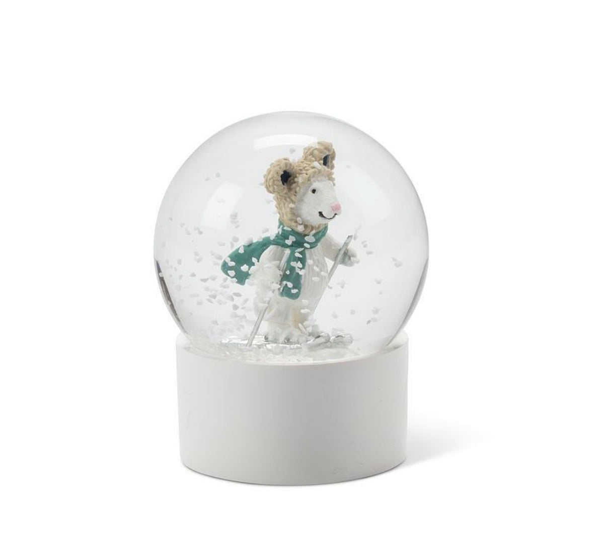 mouse skiing Globe