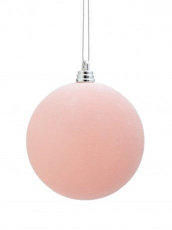 4" VP FLOCKED BALL ORNAMENTSKU: MTX78952
