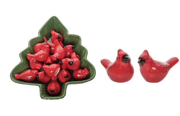 Expertly crafted from durable ceramic, these Cardinal Salt and Pepper Shakers add charm and function to any kitchen. The classic design and sturdy construction make for easy seasoning and effortless cleanup. Elevate your dining experience with these elegant shakers.