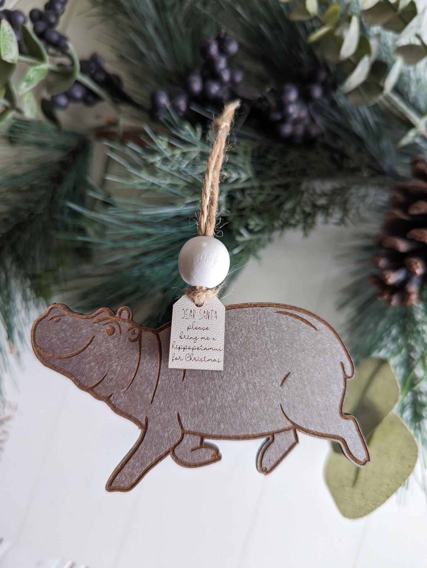 Richer Design Co. - HIPPO ORNAMENT