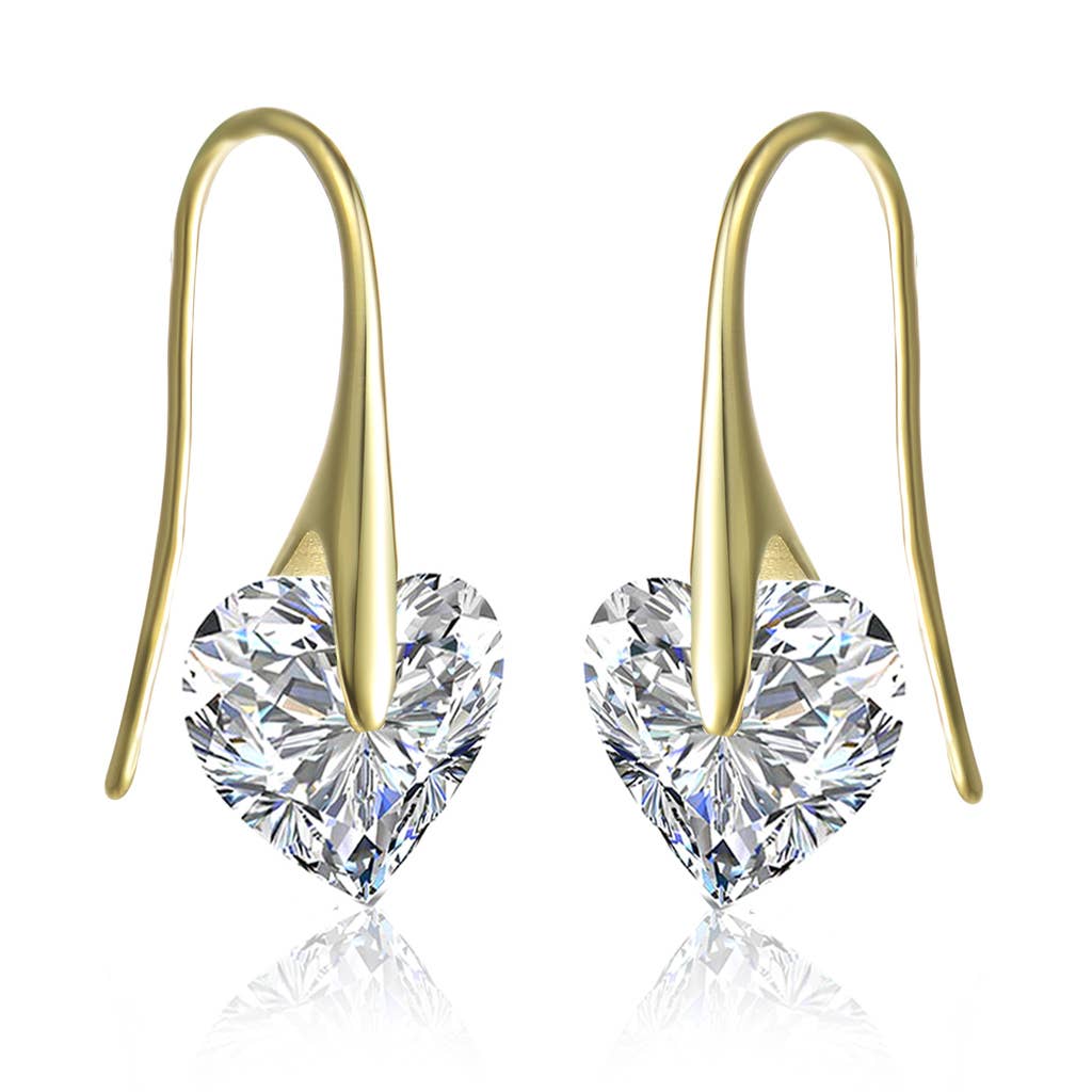 Genevive - Sterling Silver Cubic Zirconia Earrings(56741)