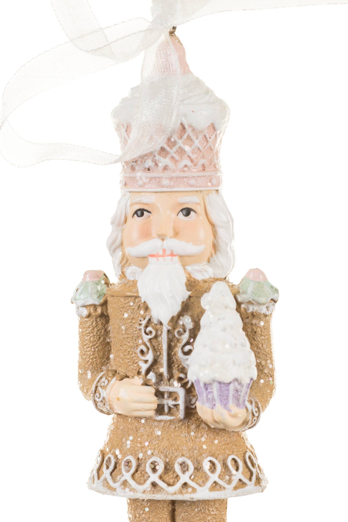 Starlight Collection - NEW-Baby Pink Nutcracker Ornament
