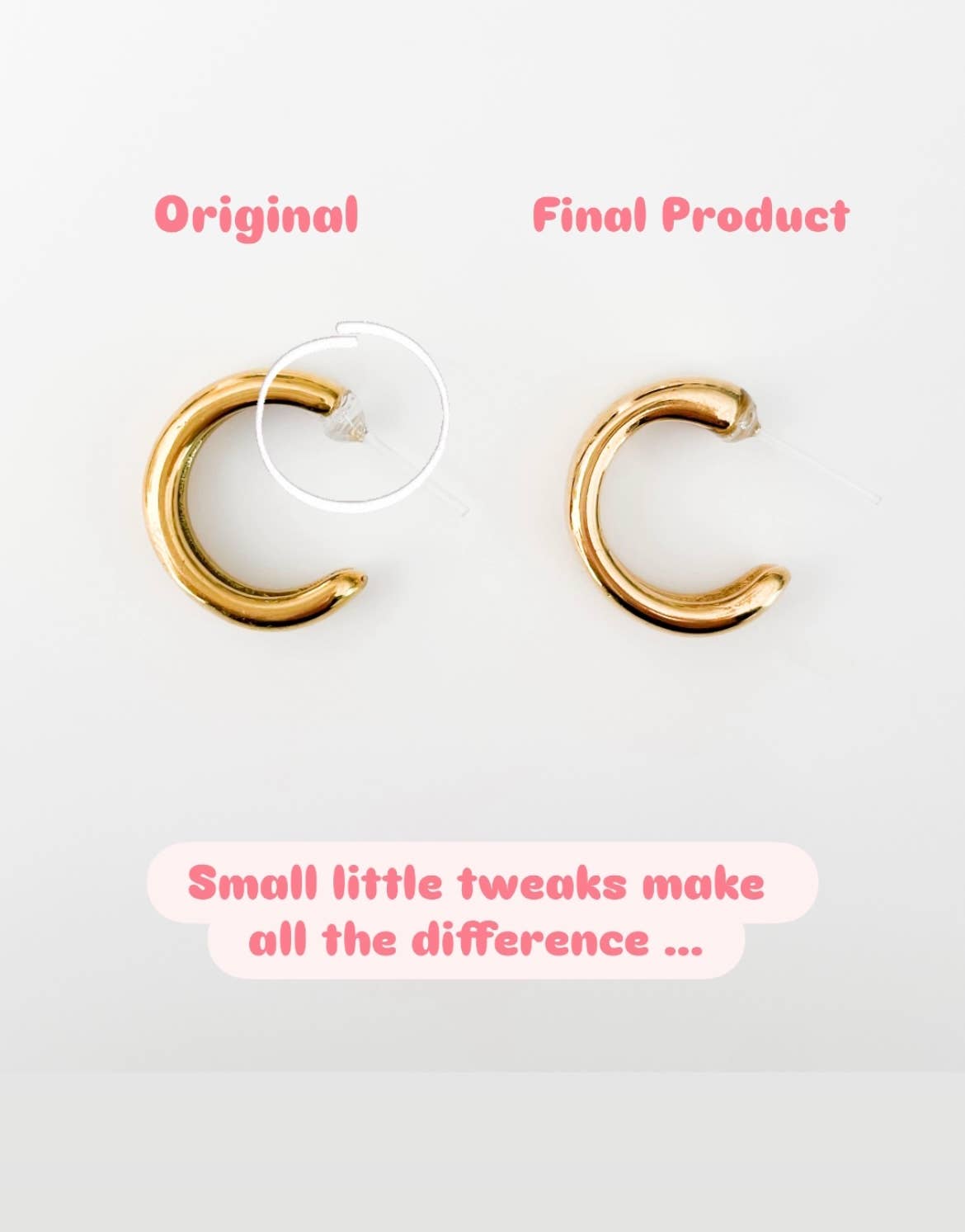 14K Gold Plated Hoop Earrings