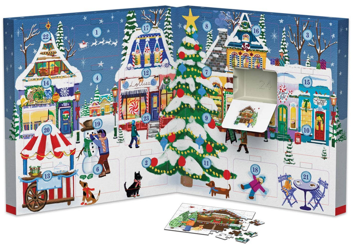 Eurographics Puzzles Canada - Christmas Town Fair - Advent Calendar