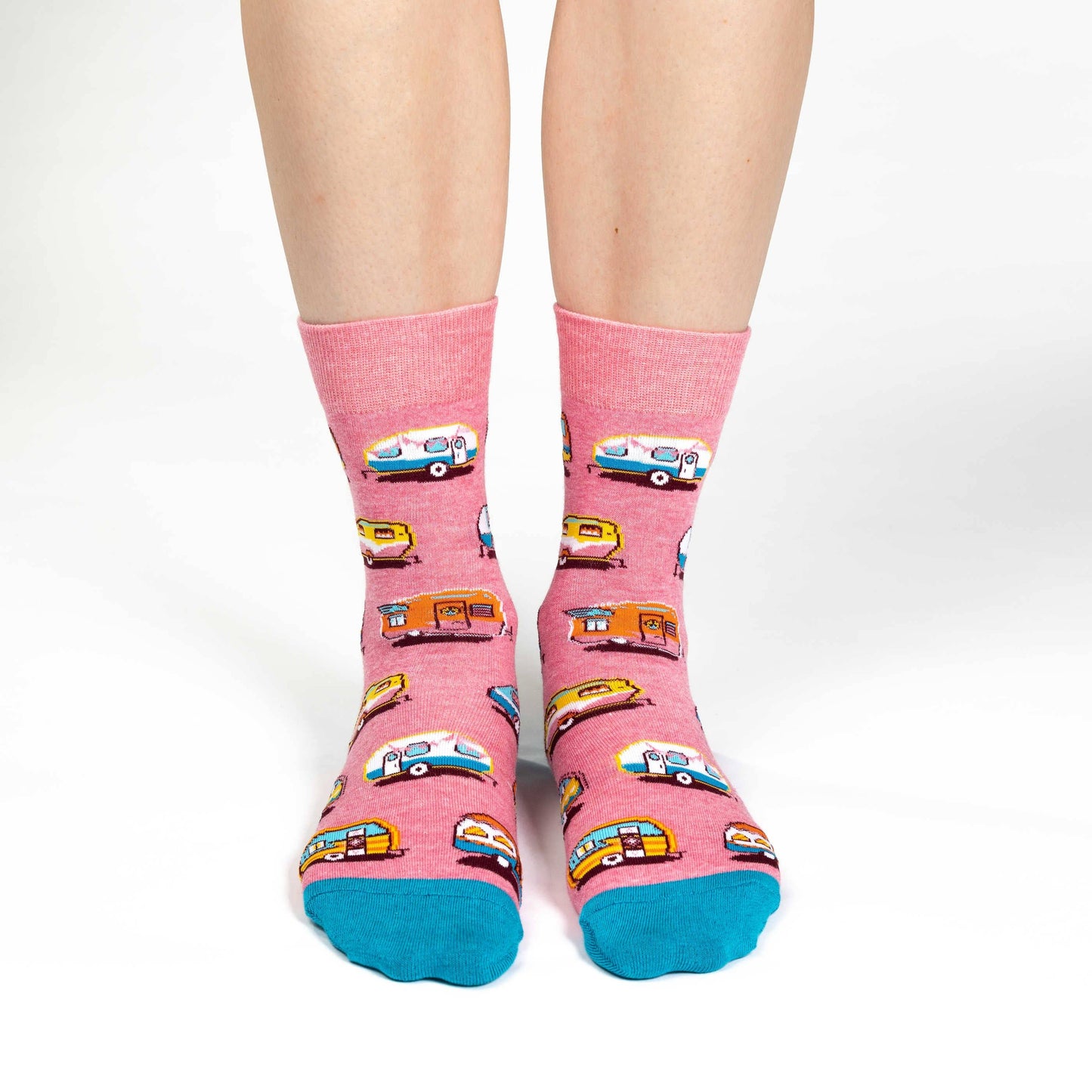 Good Luck Sock - Women's Happy Camper Socks: Shoe Size 5-9