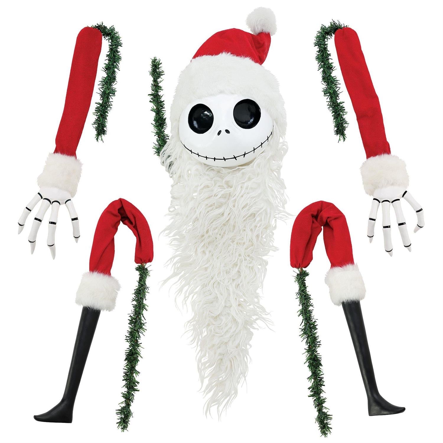 Take your Christmas Tree decorating to a whole new level with this 5 piece Nightmare Before Christmas tree pick set.
Tree Topper
12in H
Part of the Department 56 Possible Dreams Collection
Designed in the USA
From the #1 Santa Brand
Stiffened fabric and hand-painted details
Disney Licensed Tree Pick Collectible