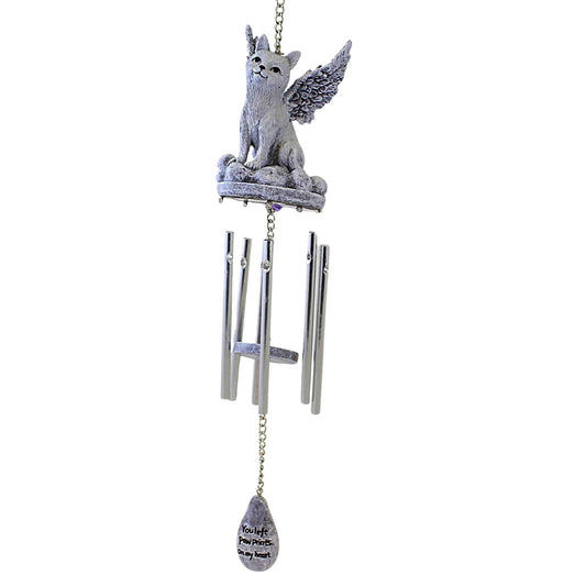 Cat Memorial Wind Chime by Roman Item#16052