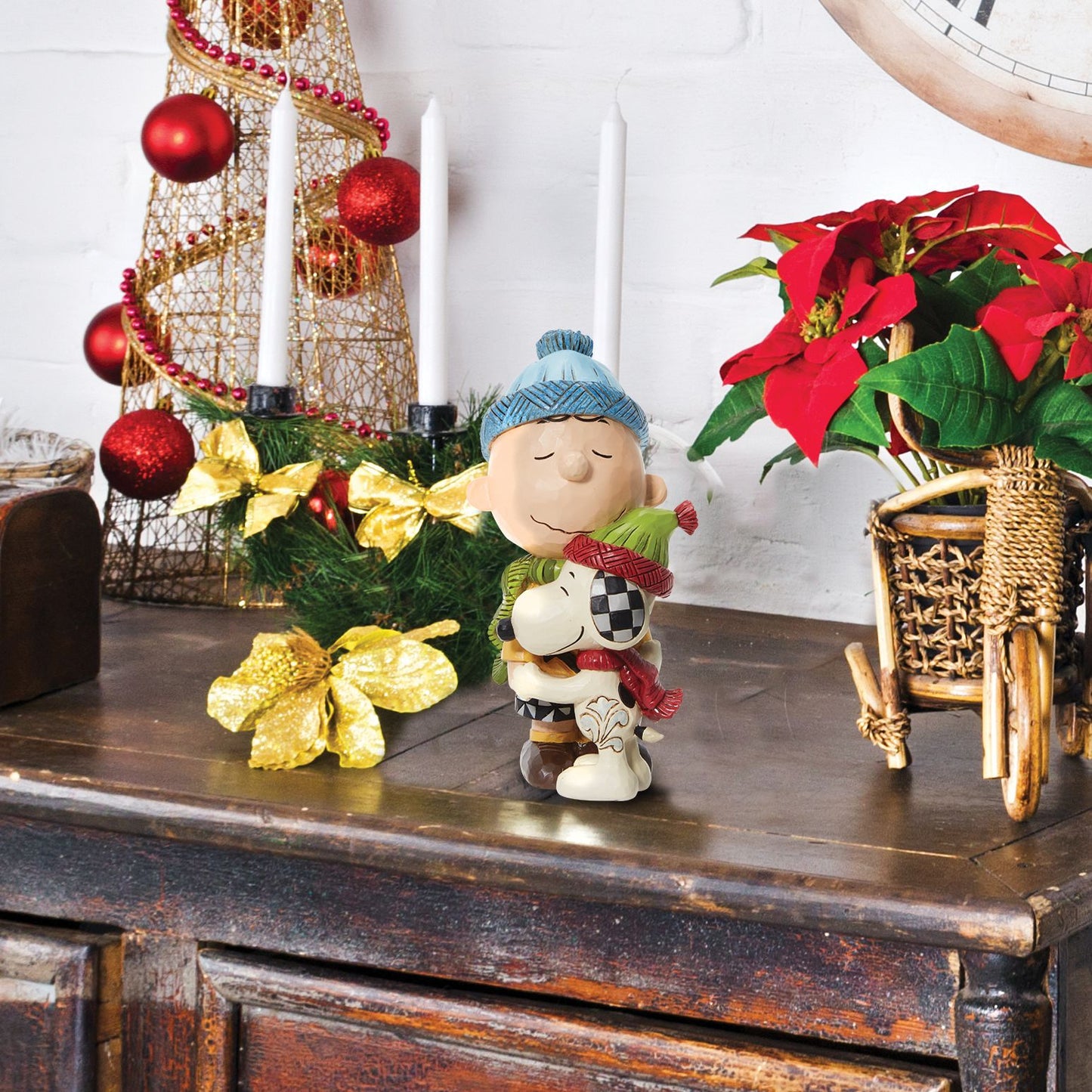 Snoopy and Charlie Brown Hugging