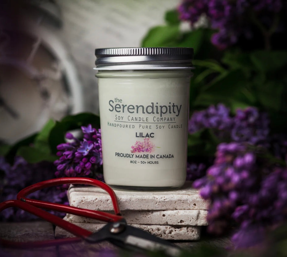 Lilac, 8 Ounce Soy Candle