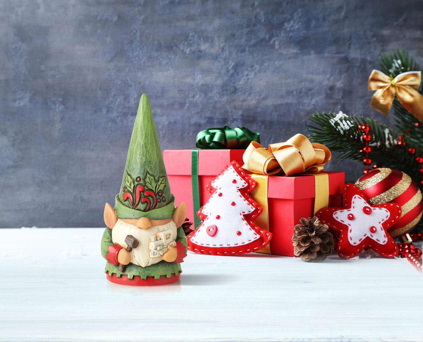 “Holiday Helper,” Gnome Figurine by Jim Shore