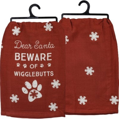 Dish Towel Beware of Wigglebutts