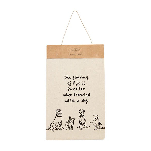 Mudpie Dog Pattern Towel, 3 Styles