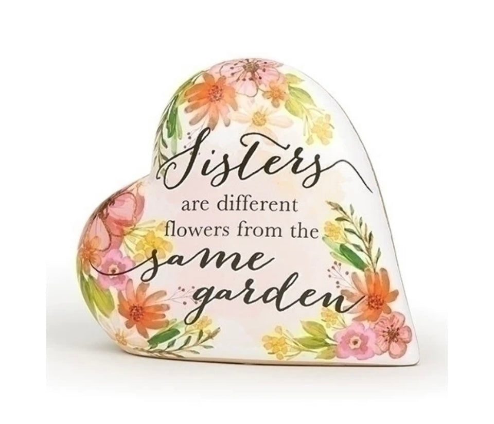 3.5 Inch Sister’s Musical Heart, Love Notes Collection by Roman