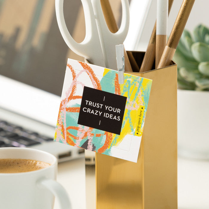 Trust Your Crazy Ideas, ThoughtFulls, Pop-Open Cards by Compendium