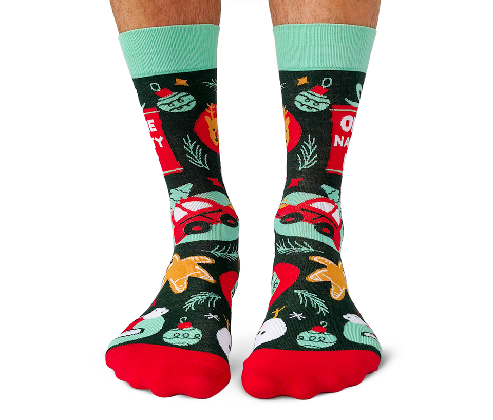Naughty List Socks - For Him