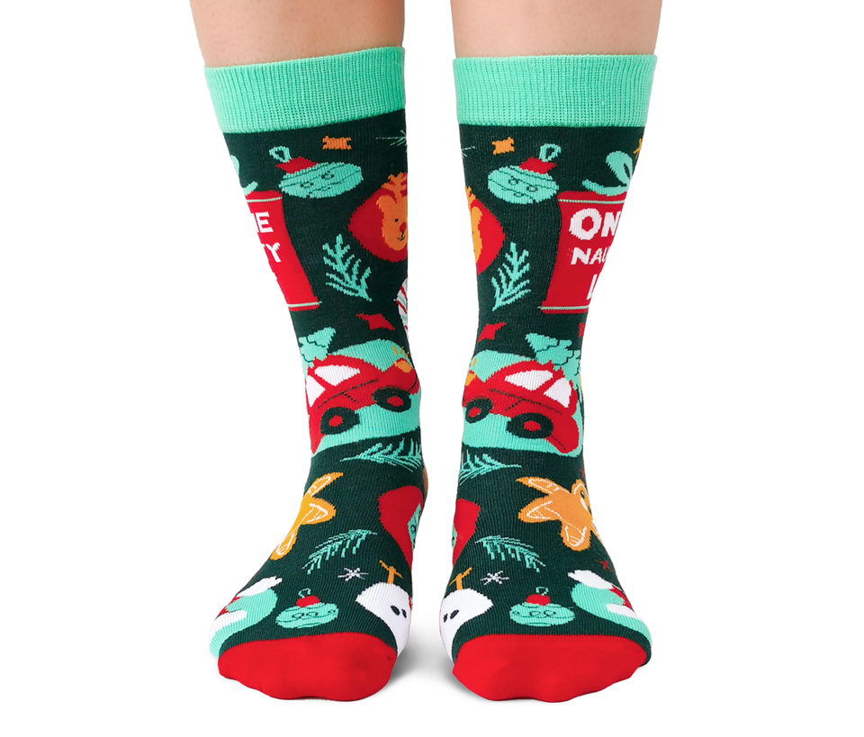 NAUGHTY LIST SOCKS - FOR HER