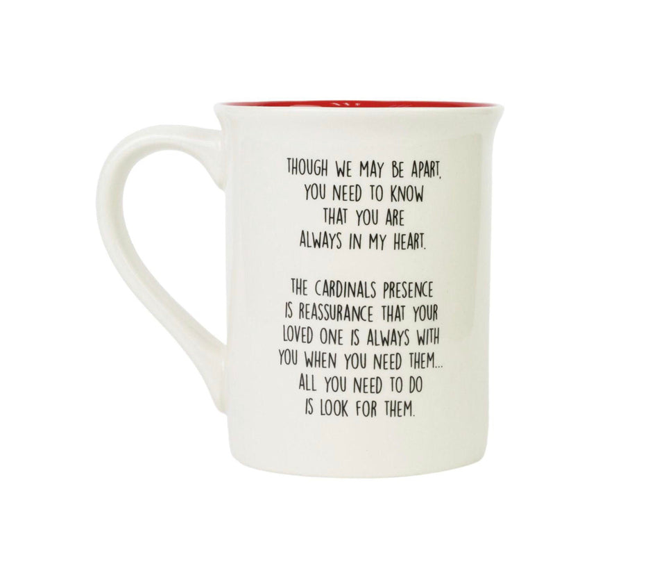 Sculpted Cardinal Mug