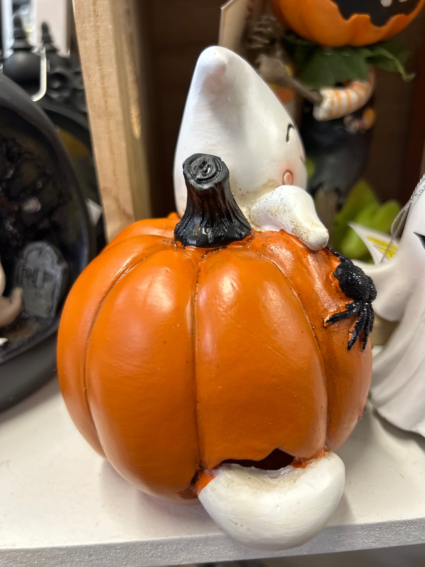 LED Pumpkin Ghost Halloween Decor