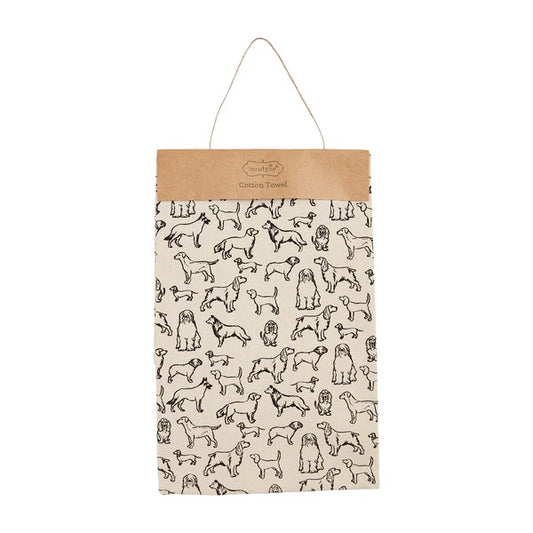 Mudpie Dog Pattern Towel, 3 Styles