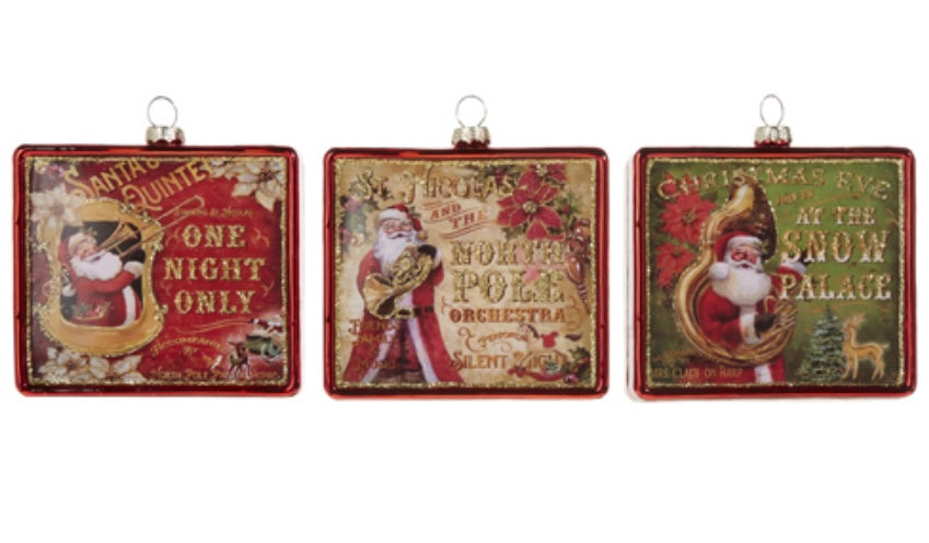 4 Inch, Santa with Instrument