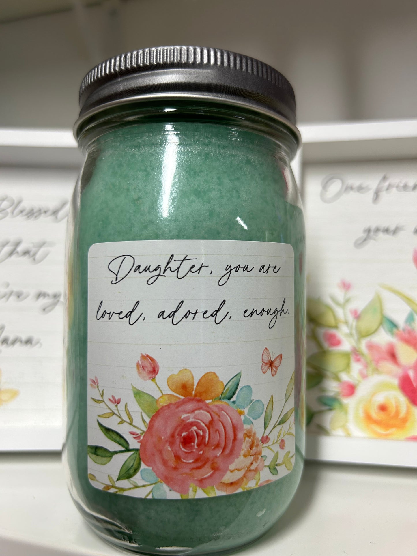 Butterfly Wishes Pint Candle by Crossroads, 12 ounces