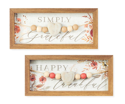 Harvest Wall Sign, Two Styles
