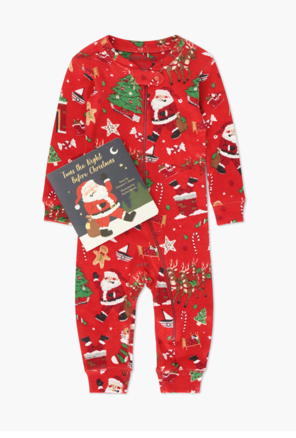 Twas The Night Before Christmas Book and Infant Sleeper