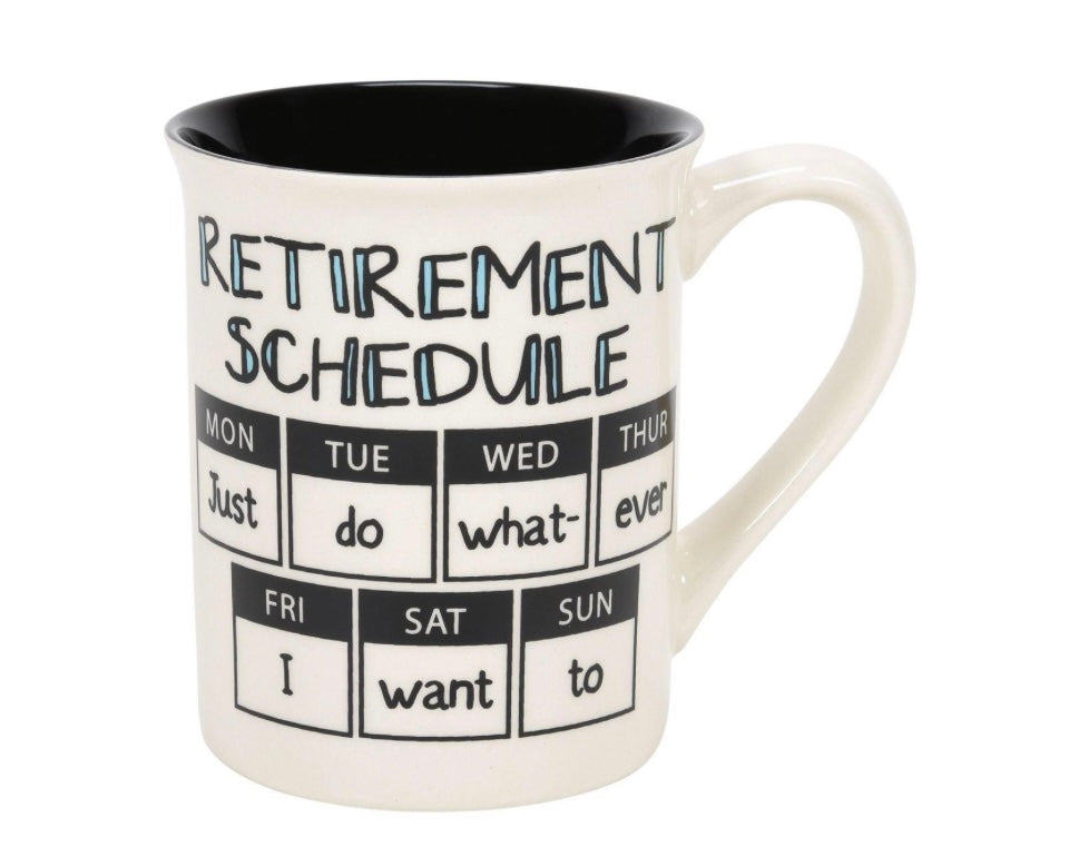 RETIREMENT CALENDAR MUG
