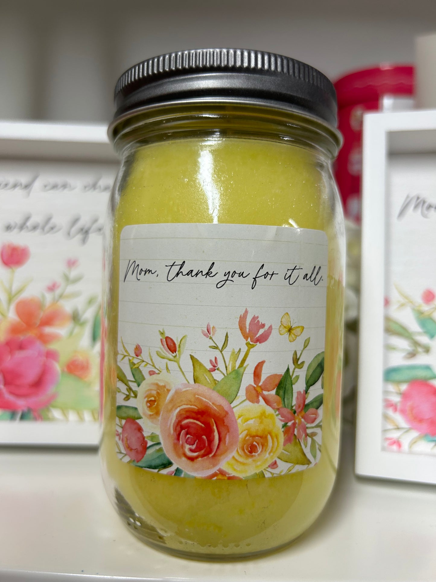 Butterfly Wishes Pint Candle by Crossroads, 12 ounces