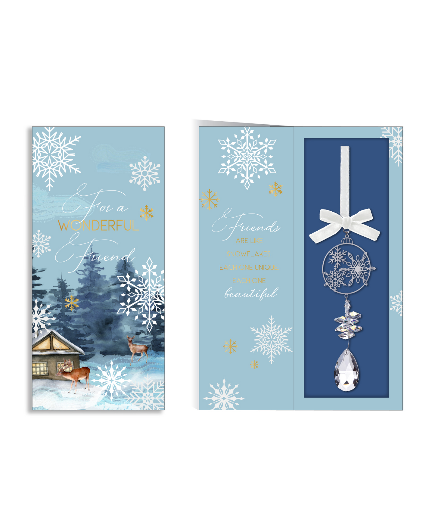 Friend Prism Ornament with Gift Box