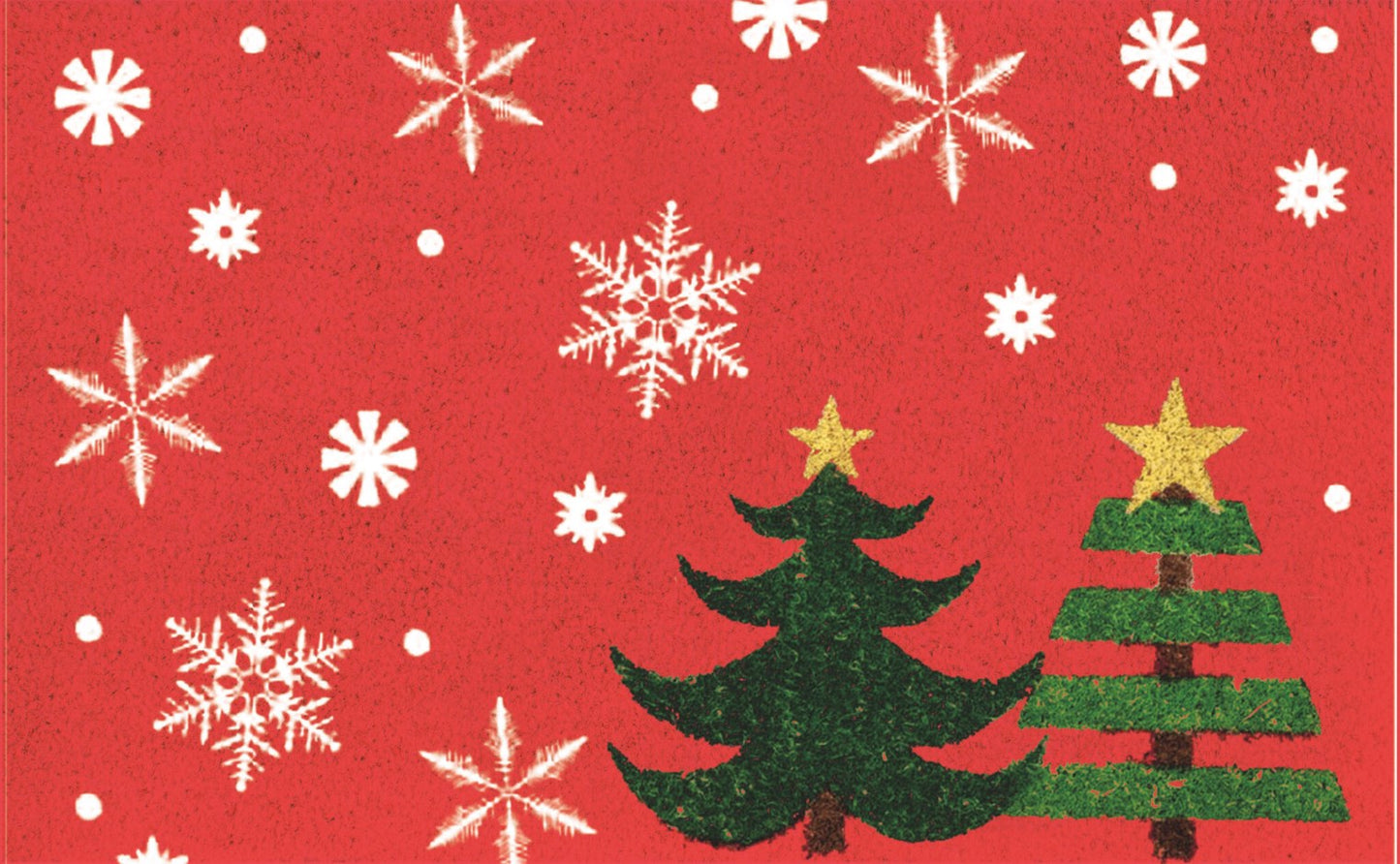 COIR MAT-FUNKY TREES