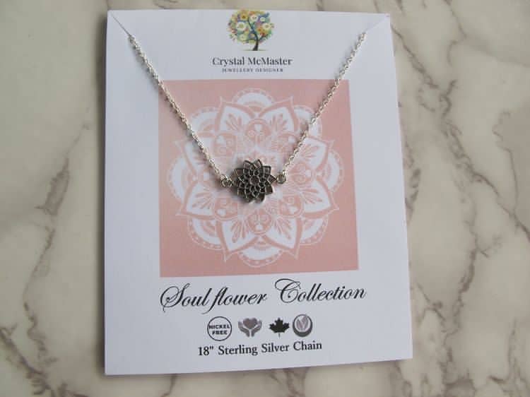 Soul flower Symbol Charm Necklace