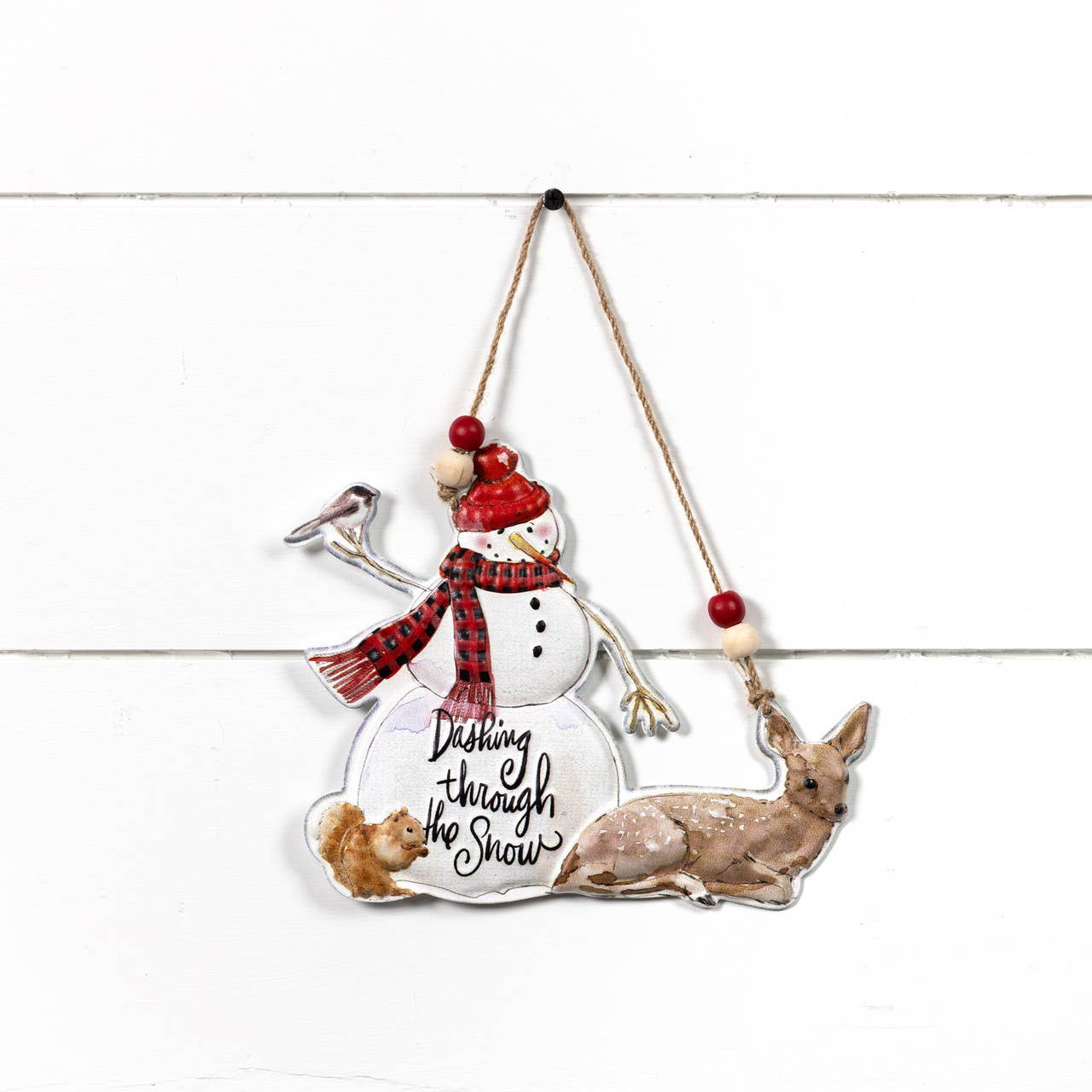 DASHING THROUGH THE SNOW HANGING SIGN