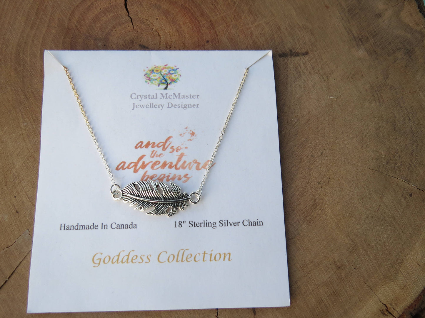 Feather Charm Necklace