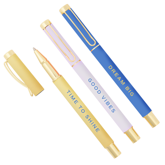 Sweet Water Decor - *NEW* Good Vibes Metal Pen Set - Home Decor & Gifts