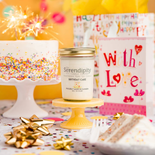 Birthday Cake Soy Candle,  8 Ounce