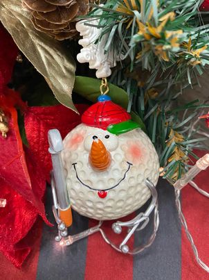 GOLF BALL ORNAMENT