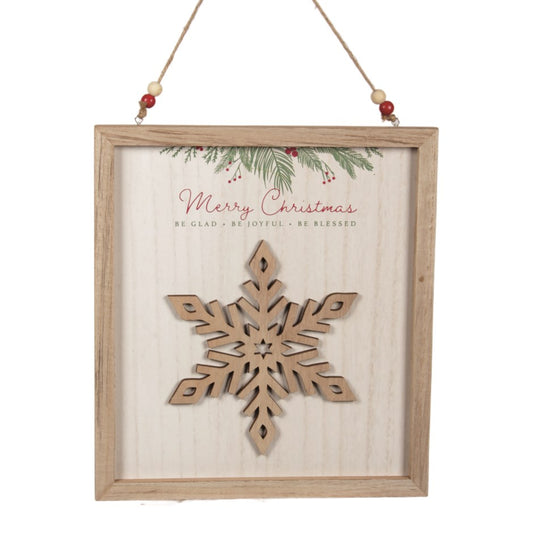 WALL DECOR-SQ STAR NAT