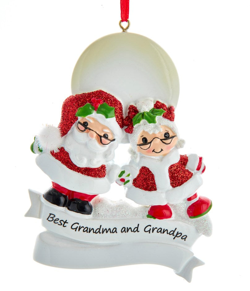 4.75"MR/MRS CLAUS BEST GRANDPARENTS