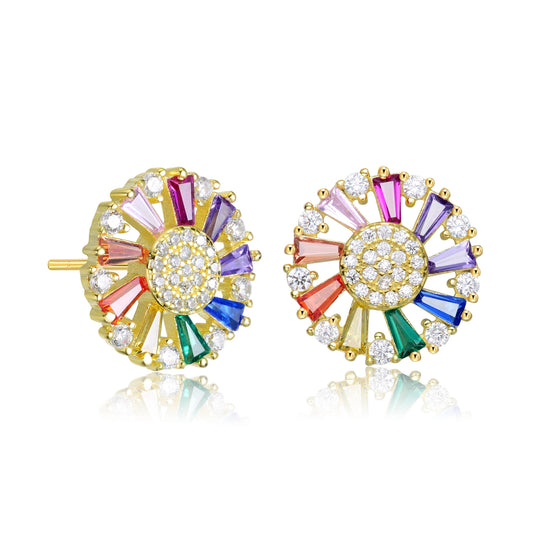 Sterling Silver Cubic Zirconia Earrings(4134)