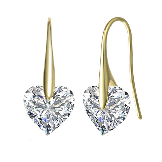 Genevive - Sterling Silver Cubic Zirconia Earrings(56741)