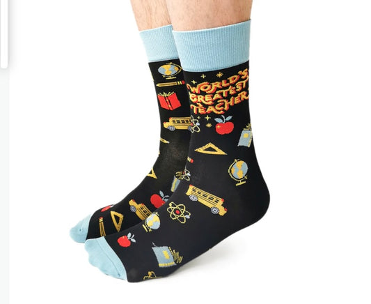 World’s Greatest Teacher, Men’s Socks
