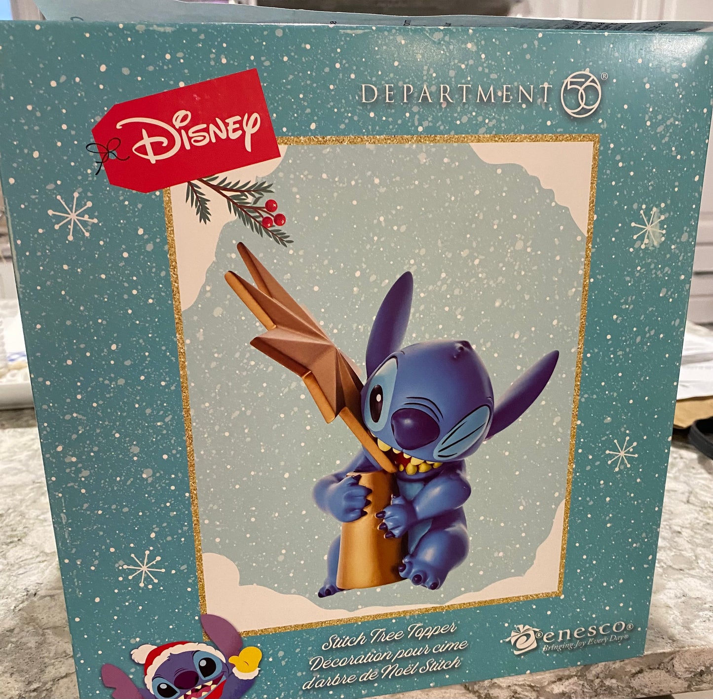 Stitch Tree Topper, Disney Licensed