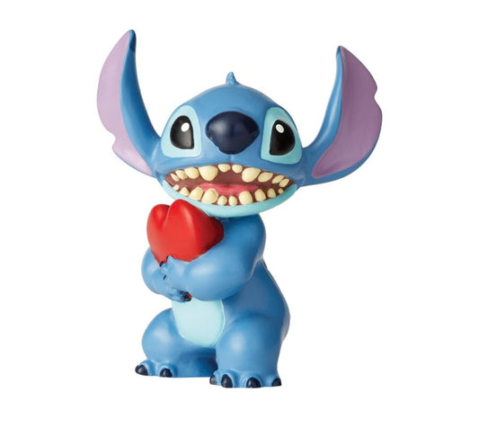 Just when the creators of Experiment 626 thought he was incapable of love, Stitch learned all about how to love from his best friend Lilo. This irresistible extraterrestrial is the perfect addition to your 'ohana.
Figurine
3.5in H
Stitch with a heart from the Disney Showcase collection
2.5" in Height
Hand-crafted and painted from high-quality polyresin
Presented in giftable window box packaging
'Ohana means family, make this irresistible Stitch a part of yours!