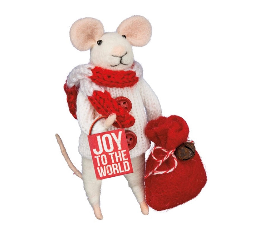 Mouse and Santa Sack Critter