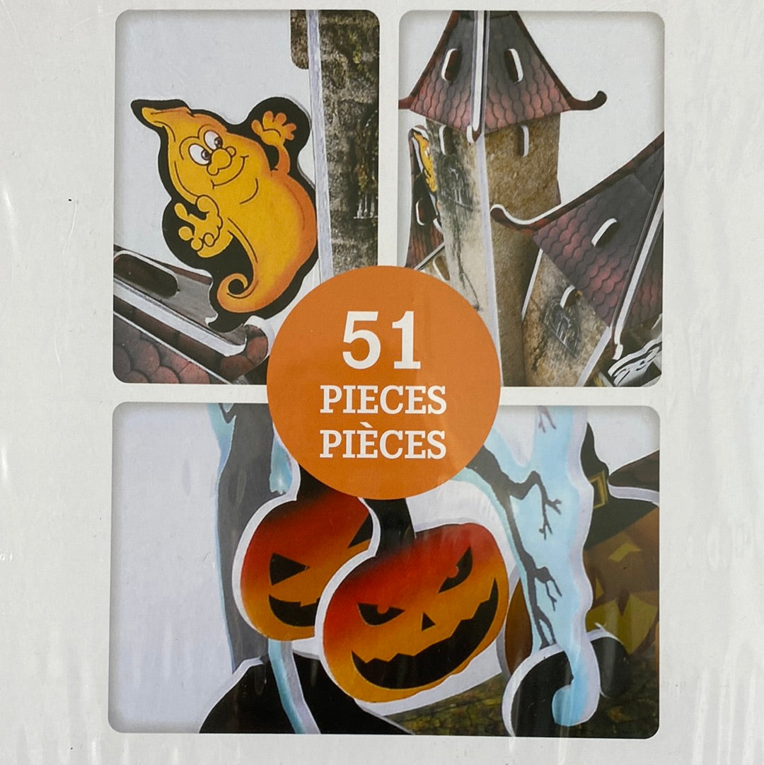 Haunted House 3D Puzzle Scene