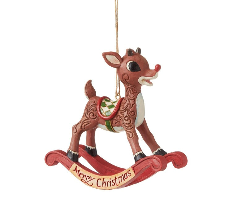 Rudolph Rocking Horse Ornament by Jim Shore